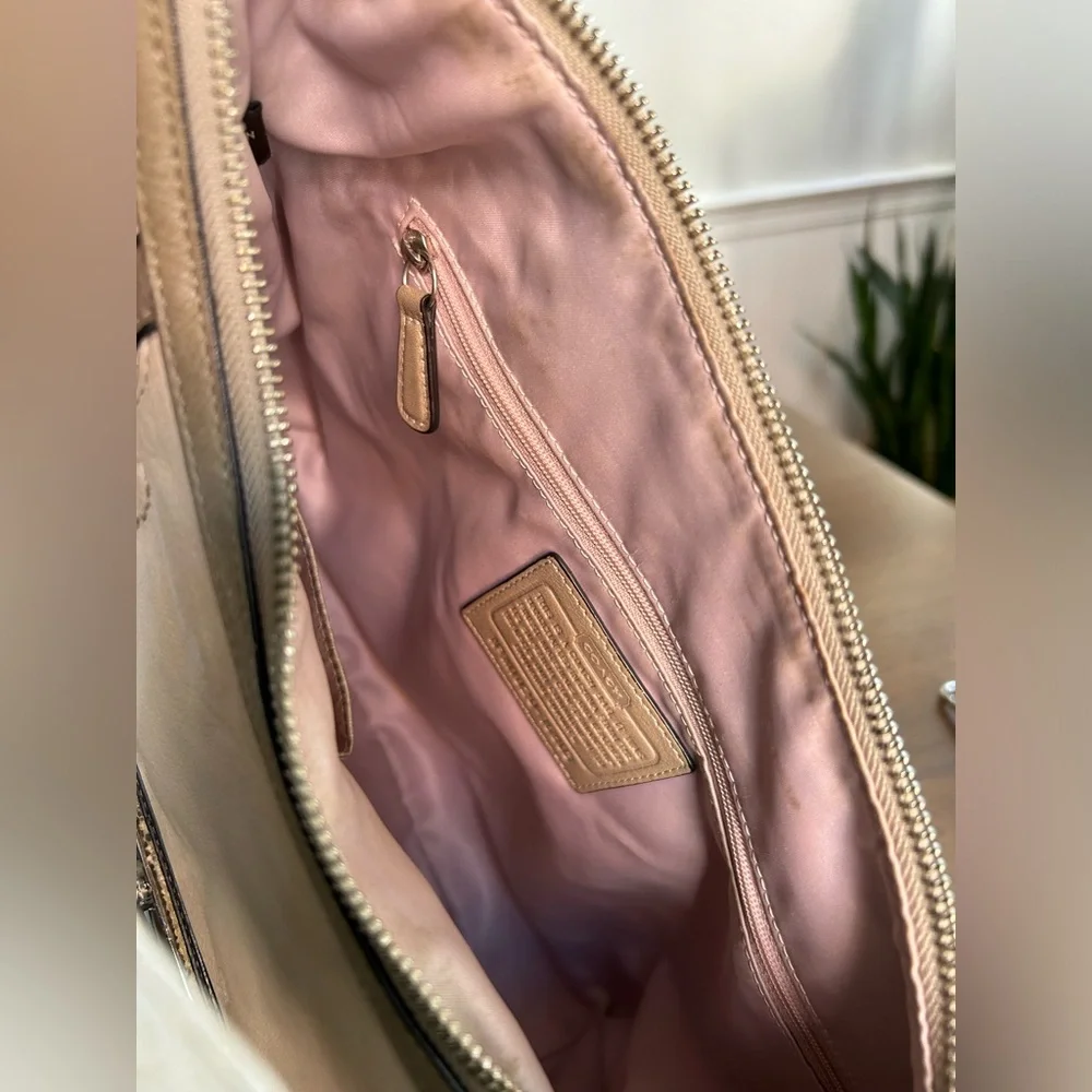 Coach Kristin Spectator Leather Python Hobo-Crossbody Bag - Picture 11 of 16